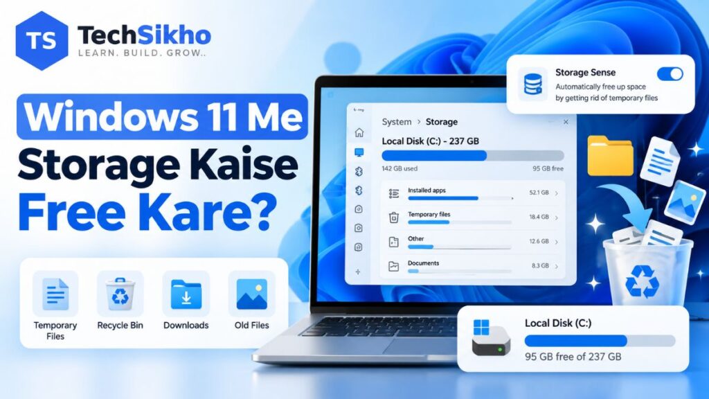Windows 11 me storage kaise free kare