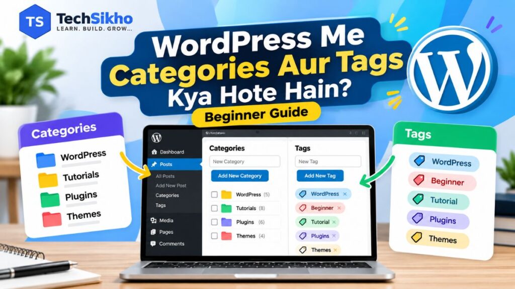 WordPress me Categories aur Tags kya hote hain