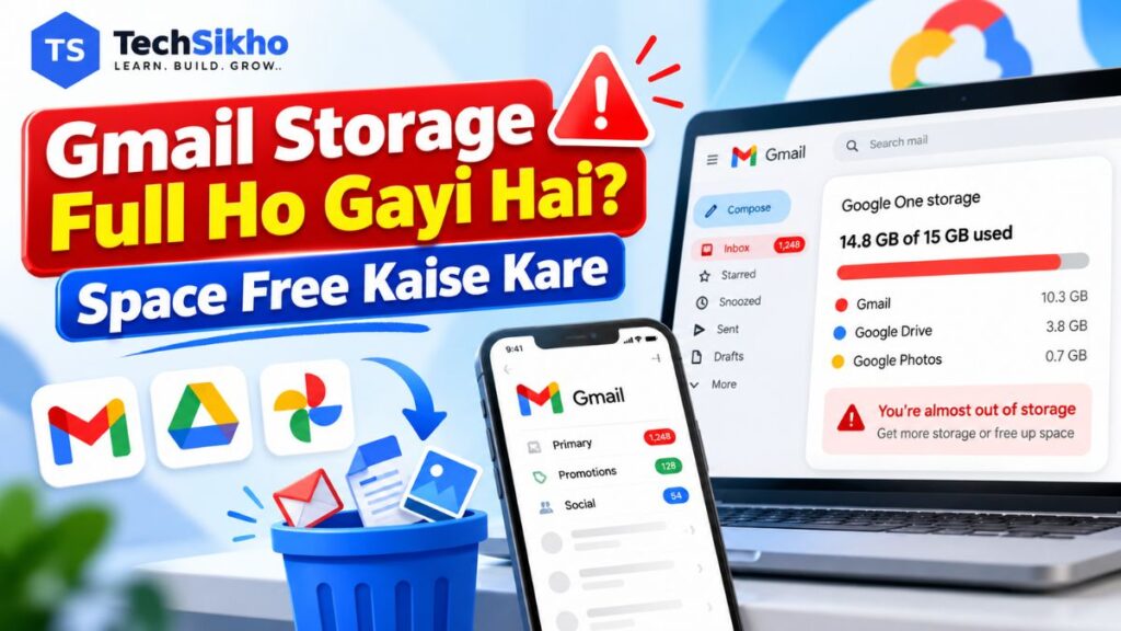 Gmail storage full ho gayi hai space free kaise kare beginner guide