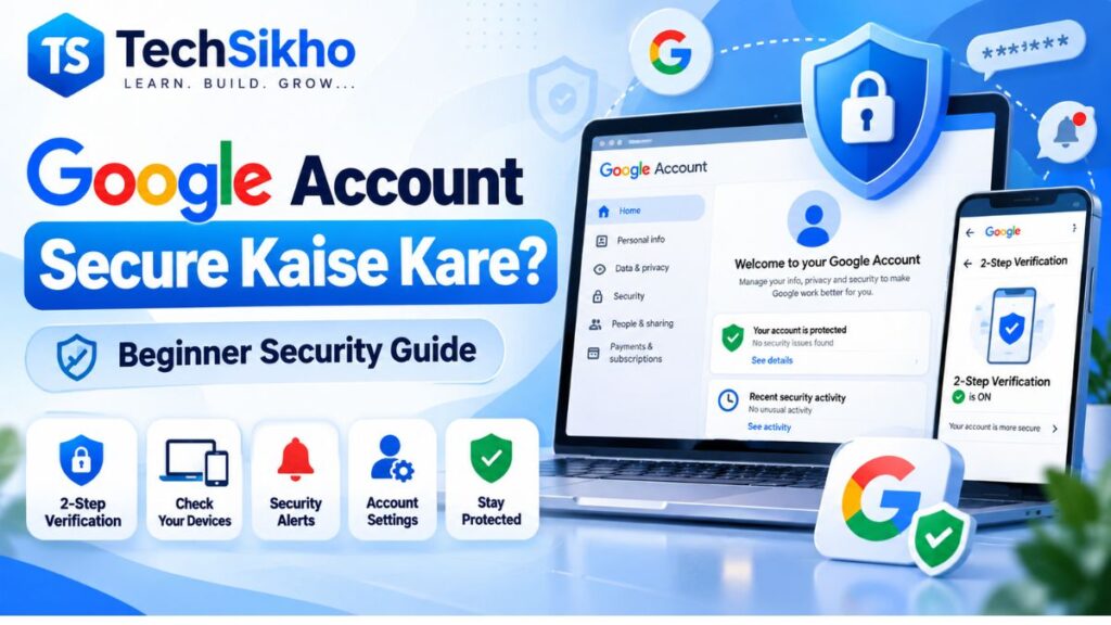 Google Account secure kaise kare beginner security guide