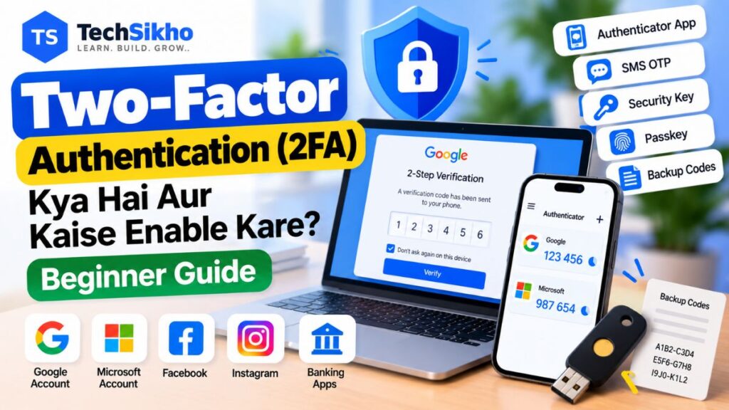 Two-Factor Authentication kya hai aur kaise enable kare beginner guide