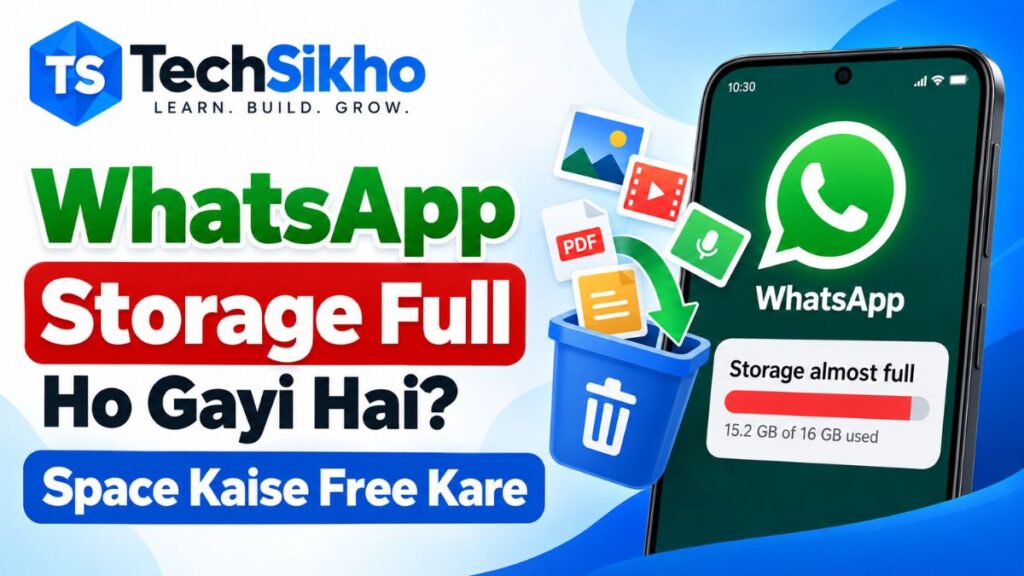 WhatsApp storage full ho gayi hai space kaise free kare