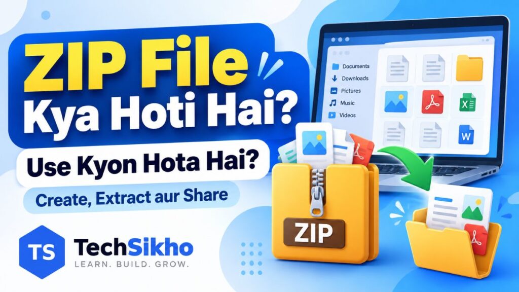 ZIP file kya hoti hai aur extract kaise kare